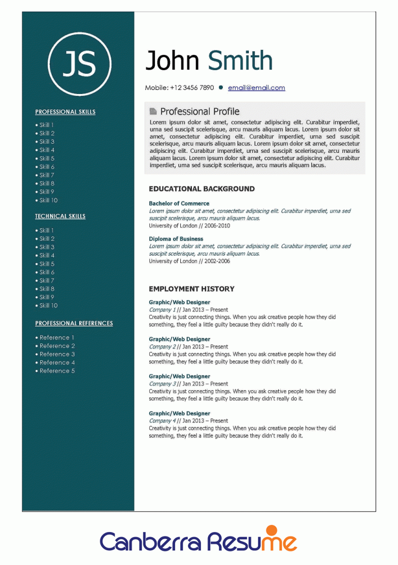 Online professional resume writing services canberra